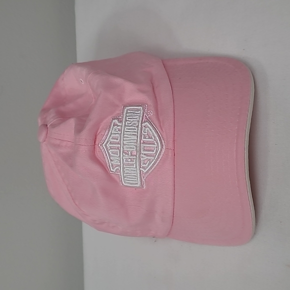Harley-Davidson Accessories - Harley Davidson motocylce pink ladies baseball hat